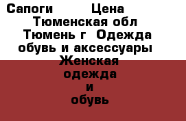   Сапоги      › Цена ­ 5 000 - Тюменская обл., Тюмень г. Одежда, обувь и аксессуары » Женская одежда и обувь   